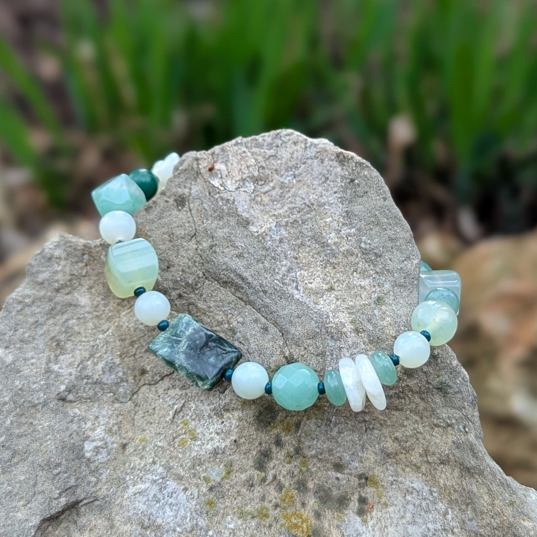 Fresh Greens Bracelet Simple and Straight Up