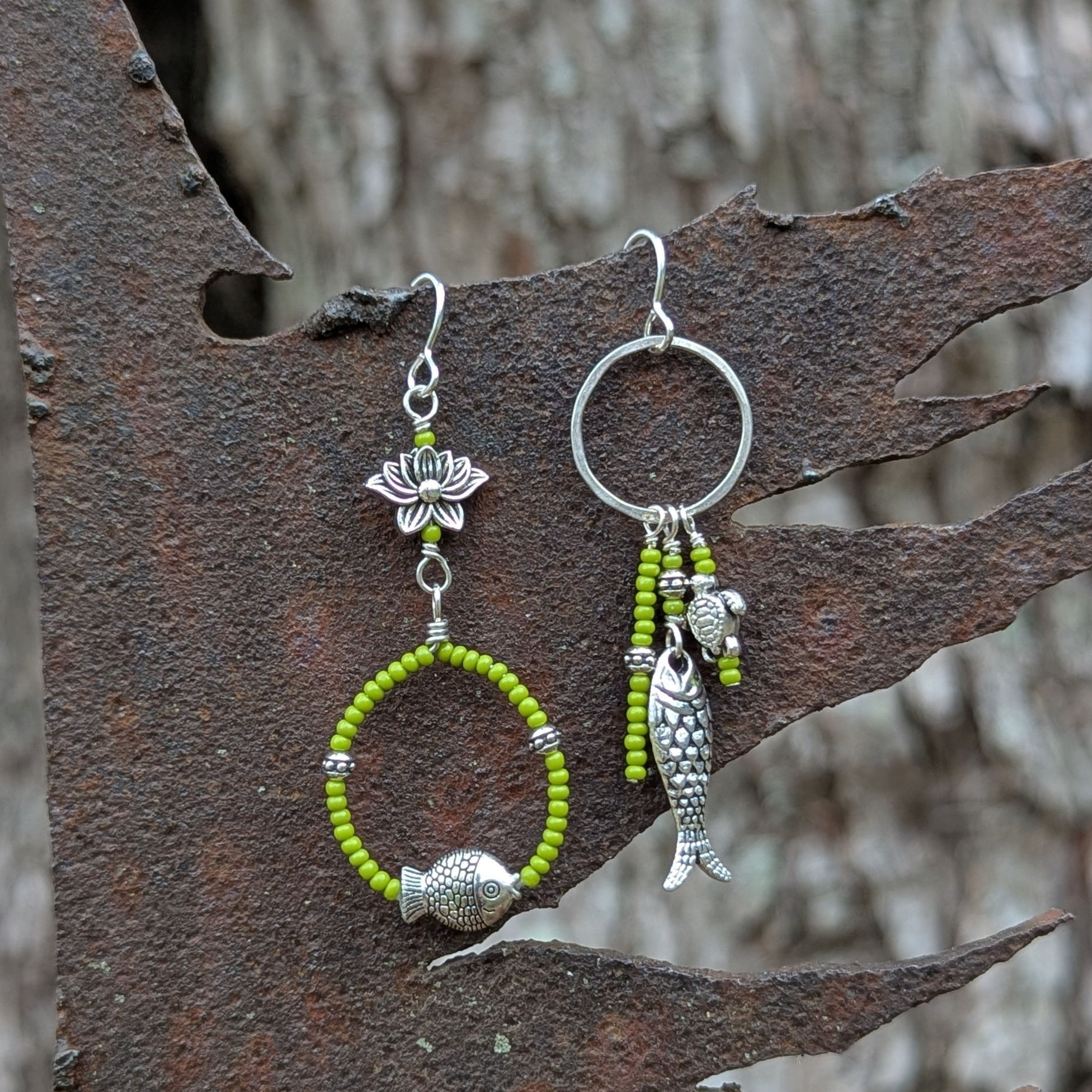 Fish Sisters Earrings