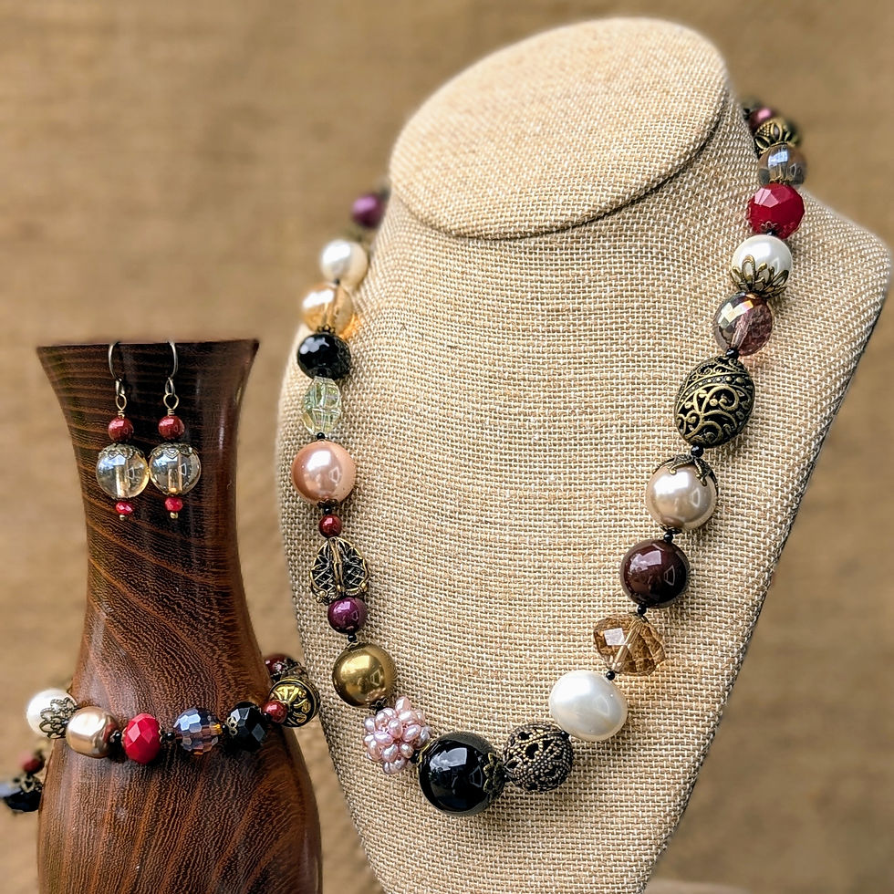 Thumbnail: Warm Reds Sister Earrings