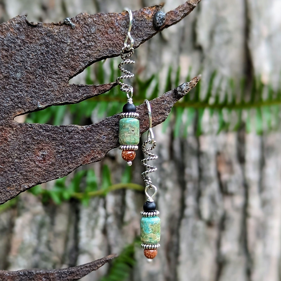 Thumbnail: Birds Eye Agate Fish Necklace