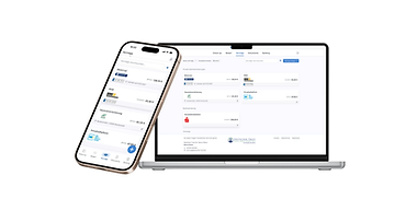 Kundenapp von Deutscher Trust zur digitalen Verwaltung von Versicherungsverträgen mit Übersicht über Policen und Dokumente