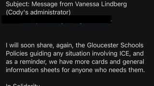 Leaked Email Shows Gloucester Schools Allegedly Teaching Students How to Dodge ICE