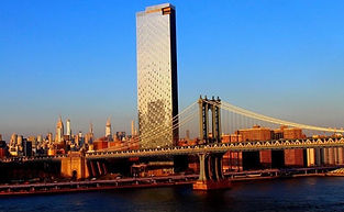 New York City in evening