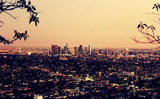 Los Angeles in the evening