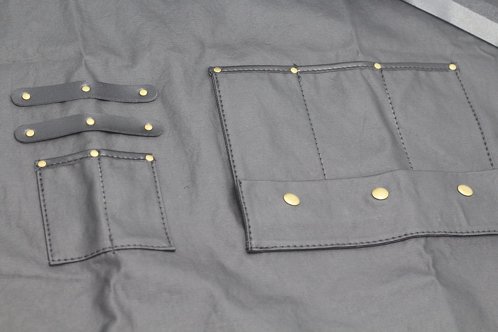 Thumbnail: Bread Winner Leather Apron Red