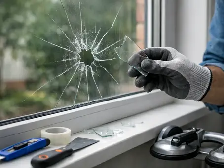 How to Fix Broken Window Glass Safely