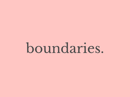 Boundaries