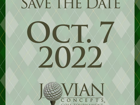 Save the Date for the Jovian Concepts 2022 Golf Tournament