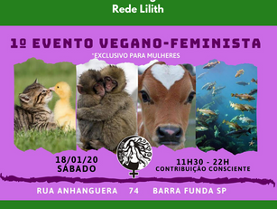 São Paulo | 1º Evento Vegano-Feminista da Rede Lilith