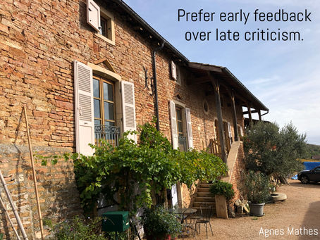Early Feedback