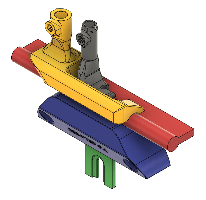 Kit Poignée Toron Ø8 Plat mm pour DA869