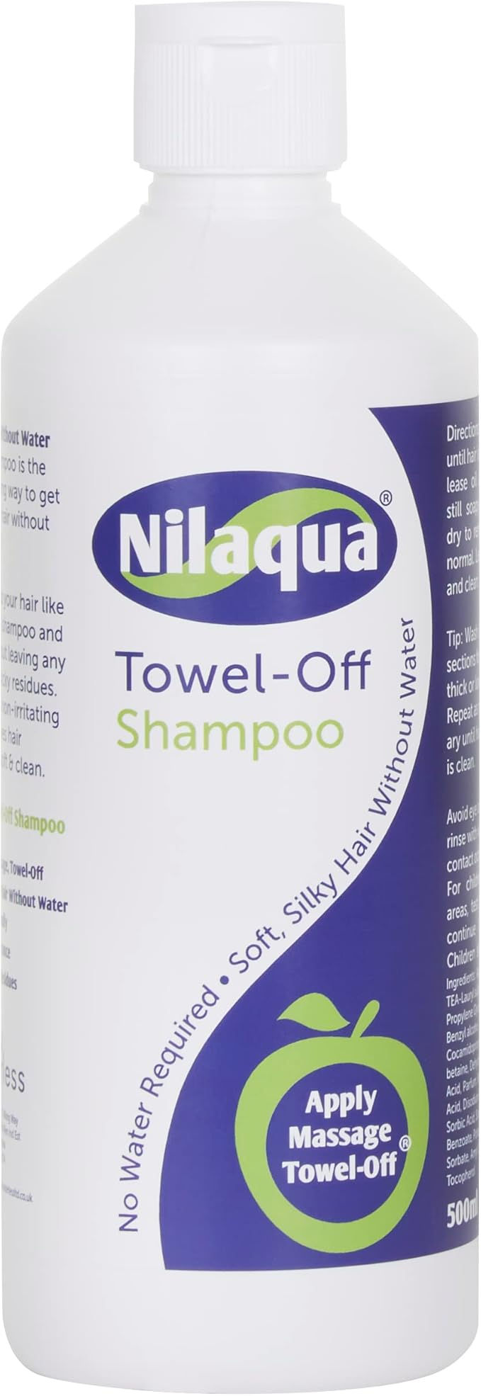Nilaqua Towel off Shampoo 500ml Single