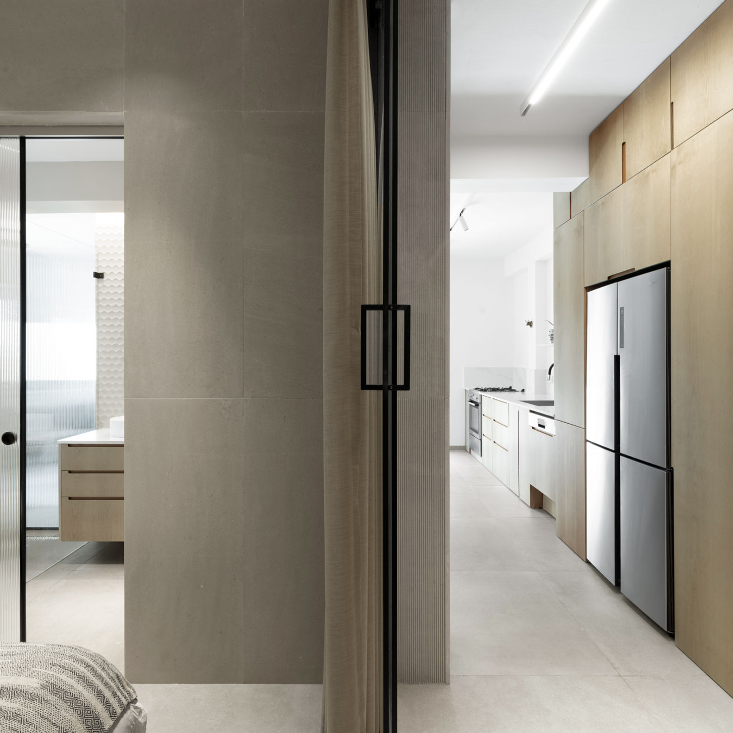 Home base entrance hall and bedroom