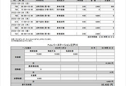 給与明細書例