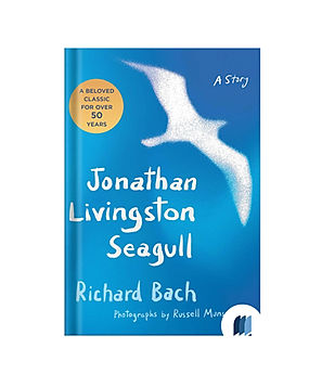 Jonathan Livingston Seagull by RICHARD BACH book cover on bookdio.org