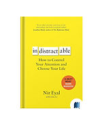 Indistractable by NIR EYAL book cover on Bookdio