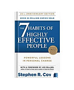 The 7 Habits of Highly Effective People by Stephen R. Covey book cover on Bookdio.org