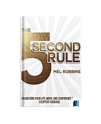 The 5 Second Rule by Mel Robbins book cover on Bookdio.org
