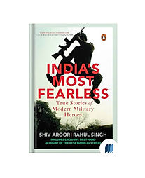 India's Most Fearless by SHIV AROOR & RAHUL SINGH book cover on Bookdio