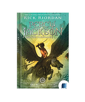 Percy Jackson and the Titan’s Curse by Rick Riordan book cover on Bookdio.org