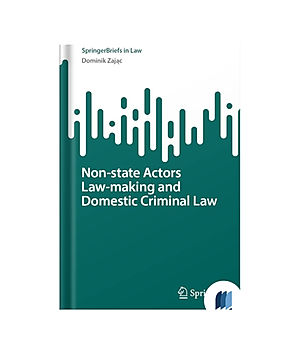 Non State Actors Law Making and Domestic Criminal Law by Dominik Zajac book cover on Bookdio.org
