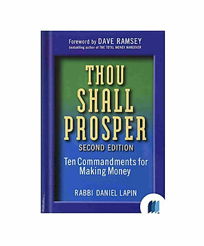Thou Shall Prosper by RABBI DANIEL LAPIN book cover on Bookdio