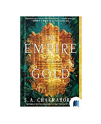 The Empire of Gold by S.A. Chakraborty book cover on Bookdio.org