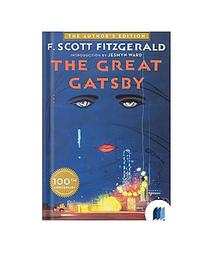 The Great Gatsby by F. Scott Fitzgerald book cover on Bookdio.org