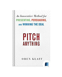 Pitch Anything by Oren Klaff book cover on Bookdio.org.