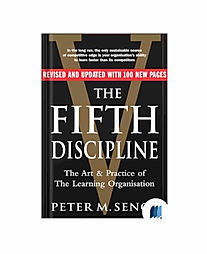The Fifth Discipline by PETER SENGE book cover on Bookdio