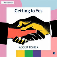 Getting to Yes by ROGER FISHER audio book cover on bookdio
