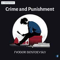 Crime and Punishment by FYODOR DOSTOEVSKYAudio book summary cover image on Bookdio.org inPsychology