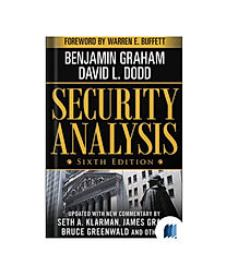 "Security Analysis – 6th Edition" by Benjamin Graham & David L. Dodd book cover on Bookdio.org