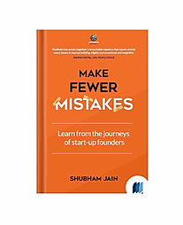 Make Fewer Mistakes by SHUBHAM JAIN book cover on Bookdio
