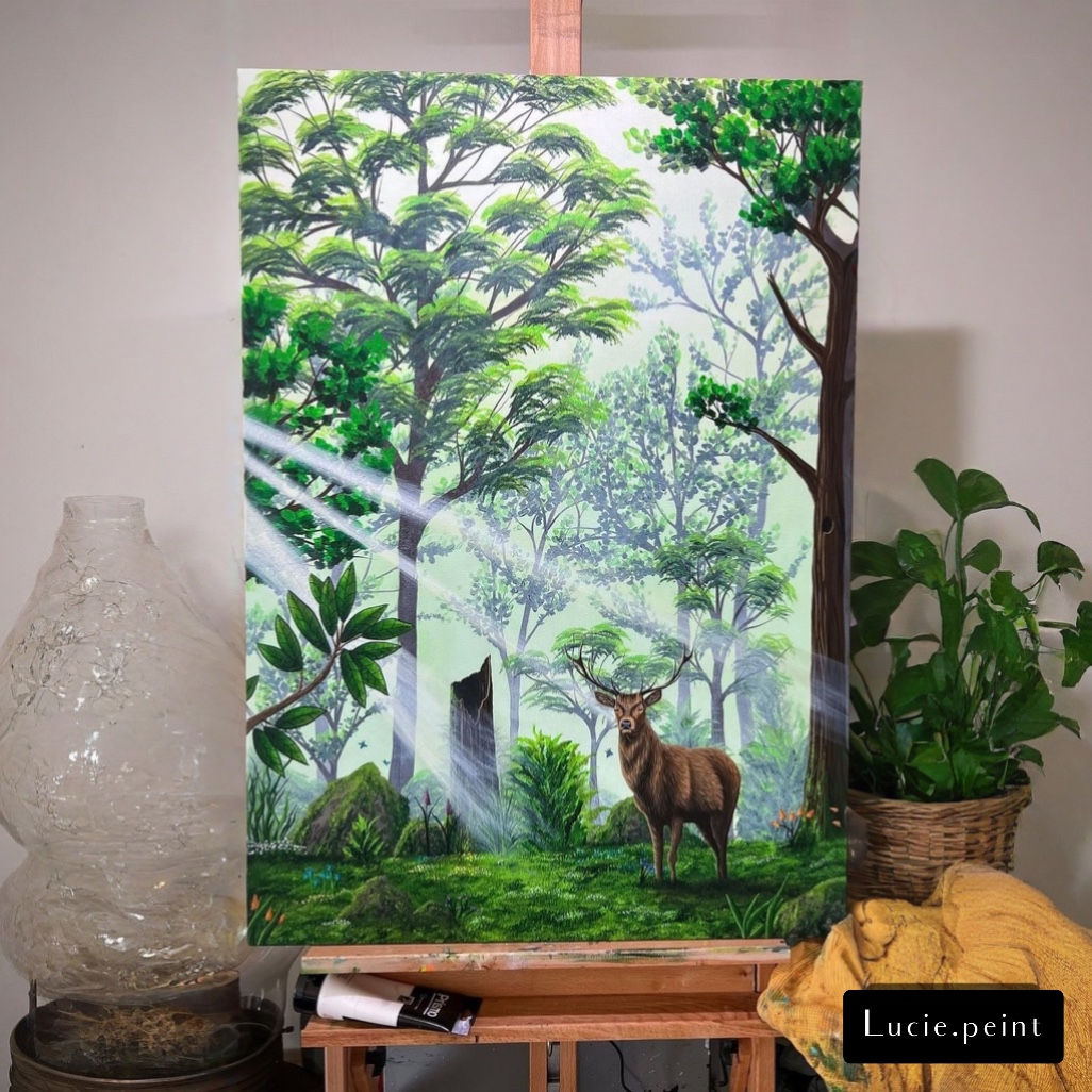 Magic garden 65 x 92 cm