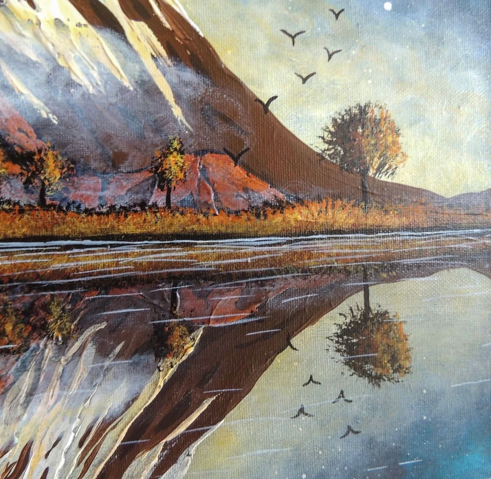 Miniature : Le mont éternel 38 x 61 cm