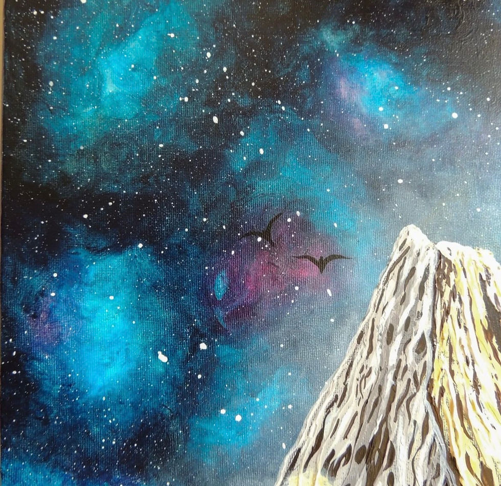 Miniature : Le mont éternel 38 x 61 cm