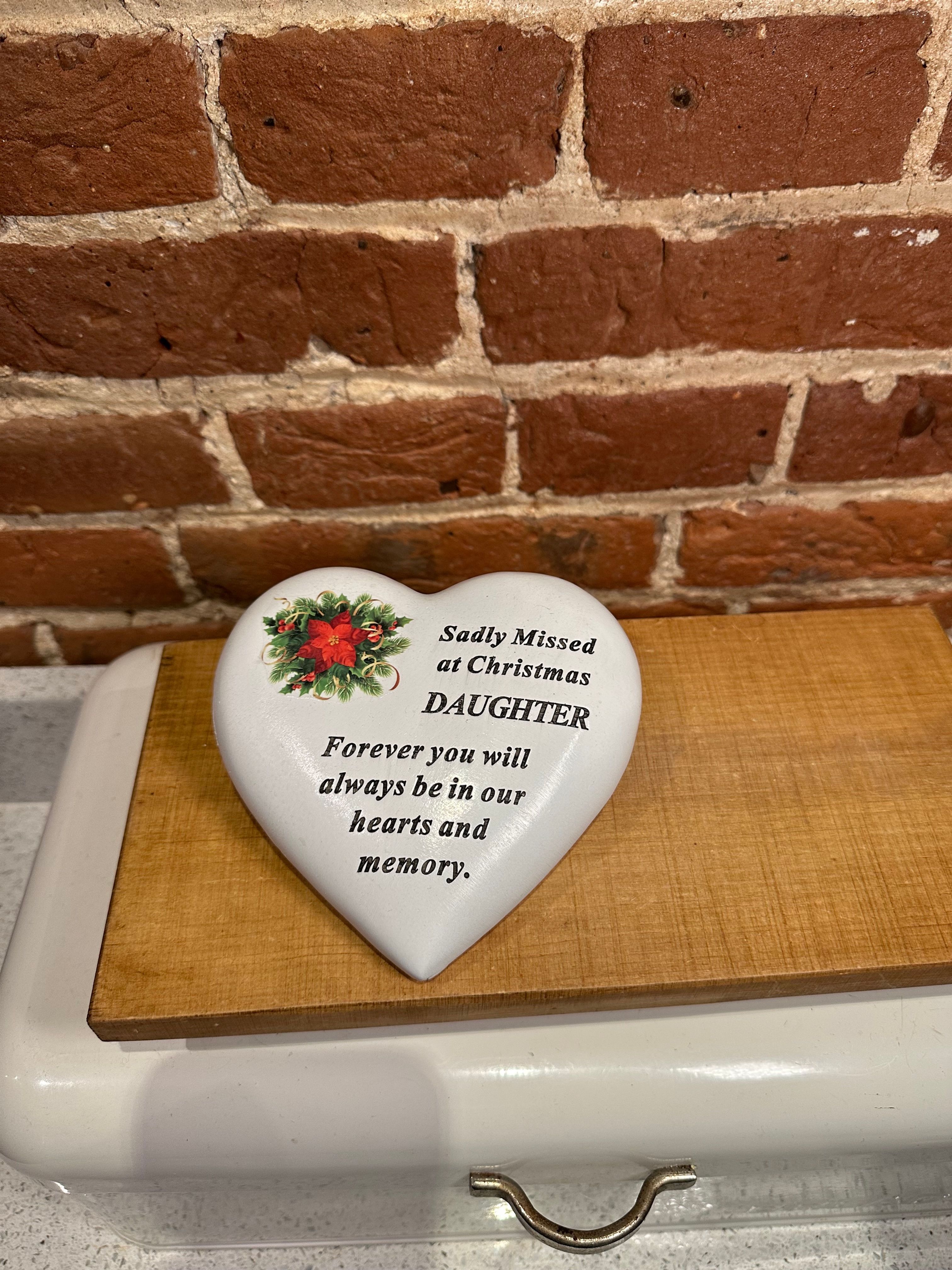 Christmas heat memory stone Daughter