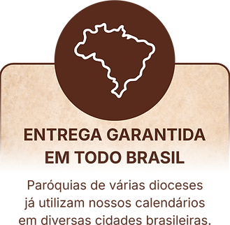 Entrega garantida em todo Brasil