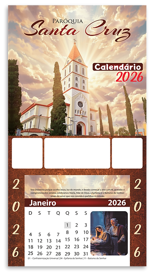 calendário de parede personalizado