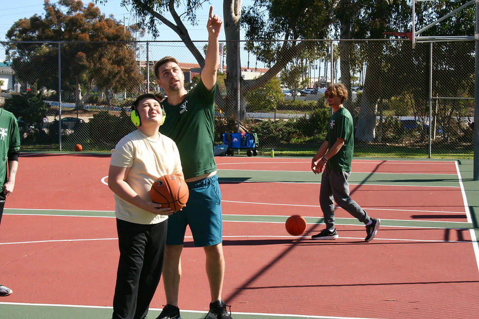 Client engaging in fitness program