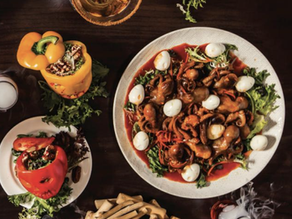 Sweet and Spicy Marinated Baby Octopus with Quail Eggs