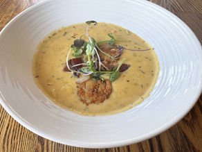 Off The Menu: Murrieta’s Signature Corn Chowder with Smoked Bacon and Shrimp