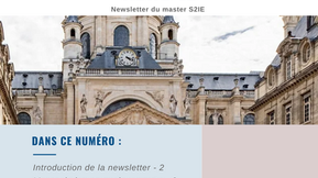 Newsletter: Newb'IE Octobre 2023 n°1