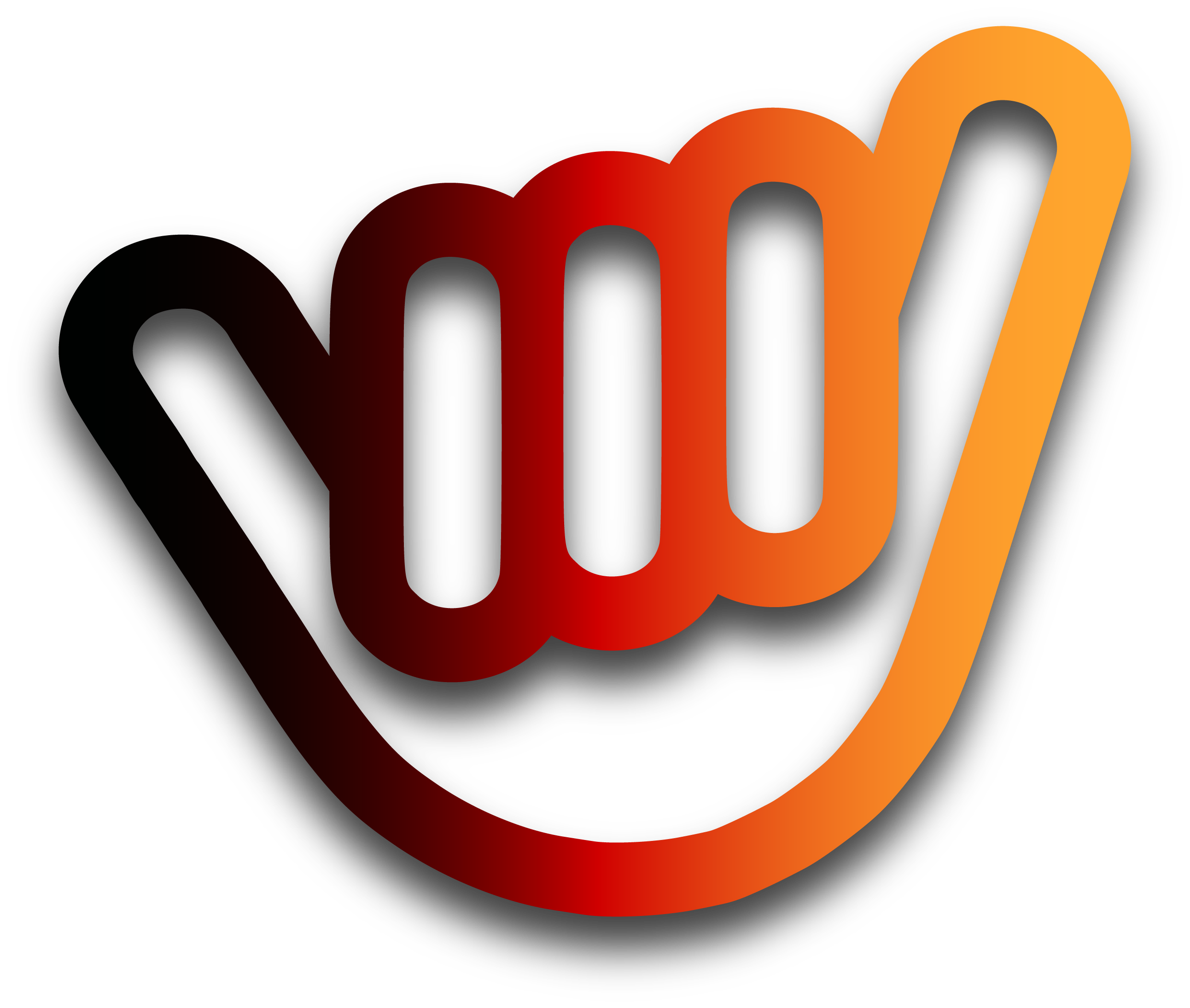 Hang Loose German Flag Fade Car Van Decal Sticker Dub