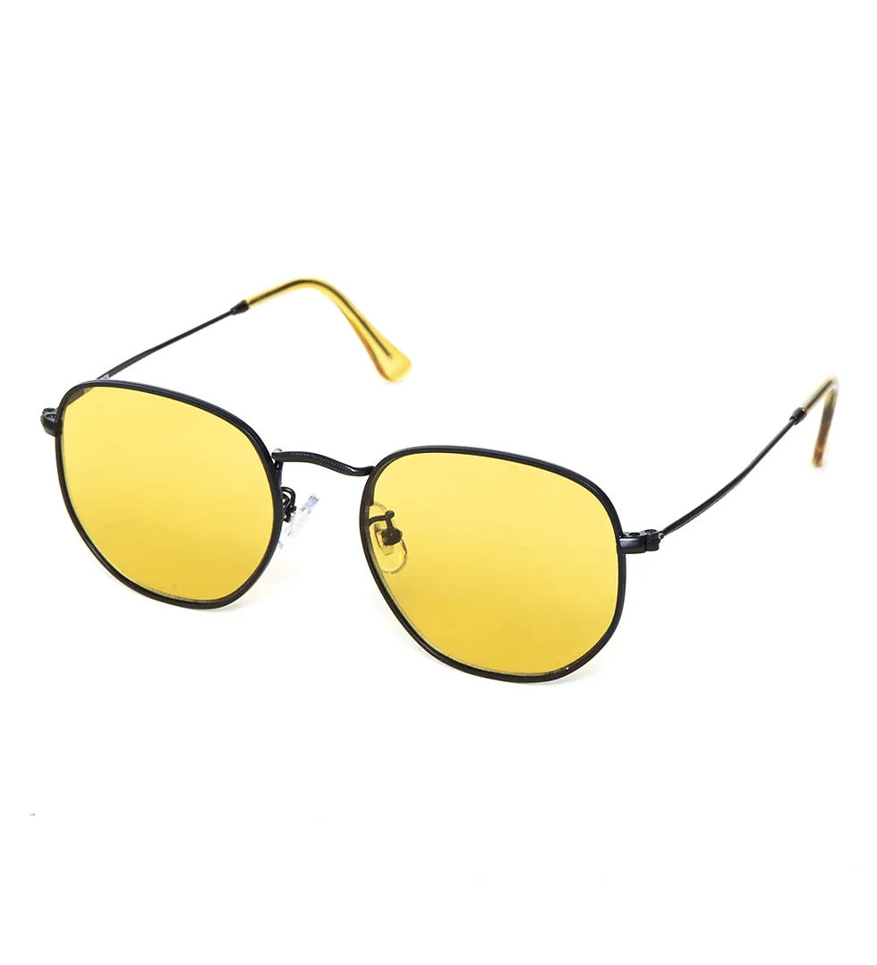 "MARGARITA" Sunglasses [Black/Yellow]