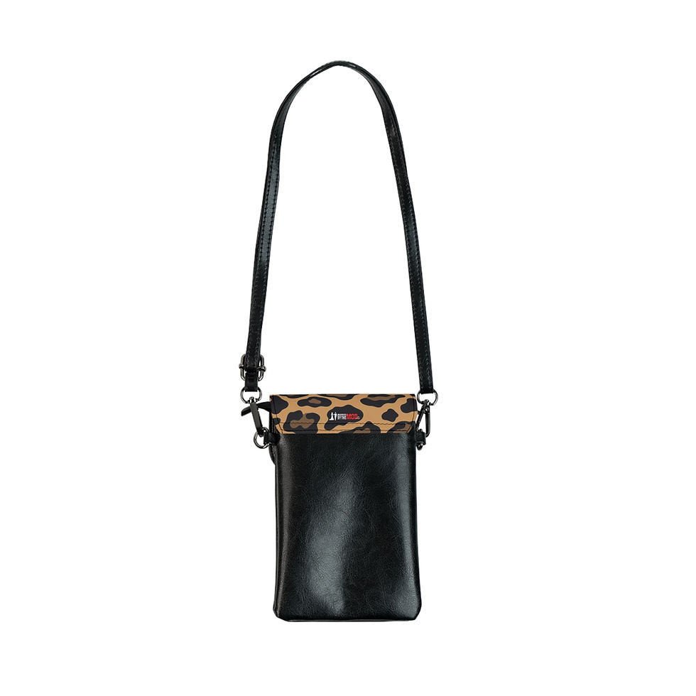 Thumbnail: Mob Wife Era, Black, Phone Wallet Crossbody