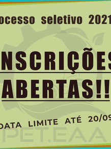 Processo Seletivo 2021-2: Inscrições Abertas