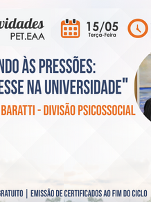 Sobrevivendo às pressões: Ansiedade e estresse na Universidade (Com Pedro Baratti)