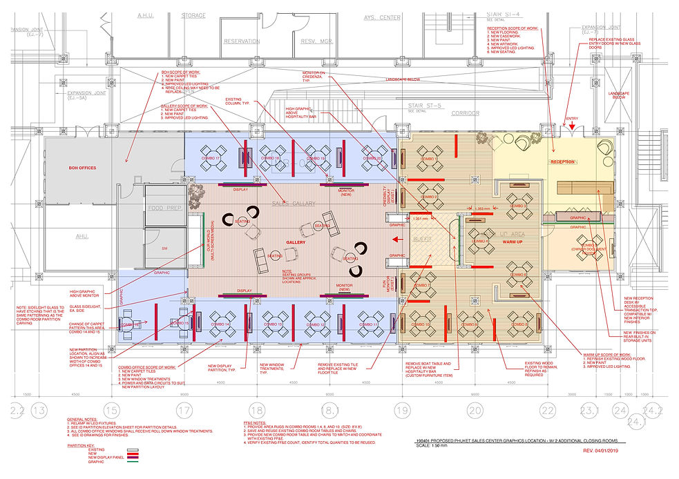 Phuket Sales Center Design Plan